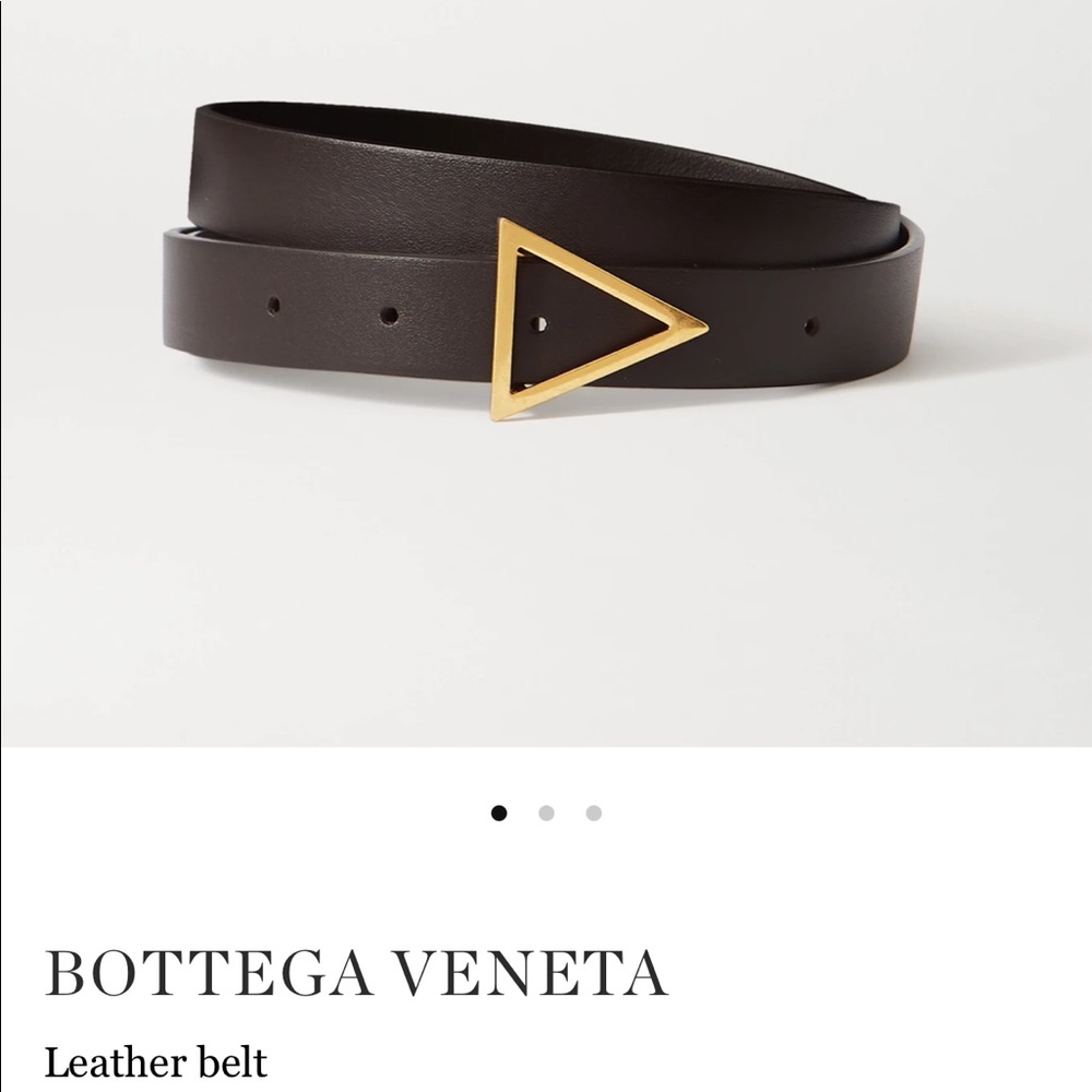Bottega Veneta leather belt size 75